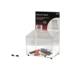 Deflecto Comment/Ballot Box Sign Holder A5 Clear image