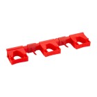 Vikan Red Wall Bracket for 4 to 6 Products image