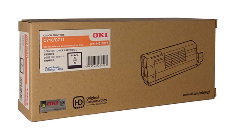 OKI Laser Toner Cartridge C710N/C711N Black