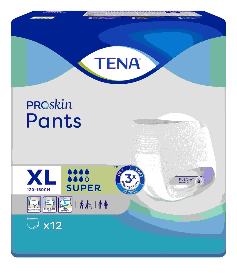Tena Pants Super Extra Large Pack of 12