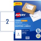 Avery Internet Shipping Labels for Laser Inkjet Printers 199.6 x 143.5mm 20 Labels (959401 / L7168) image