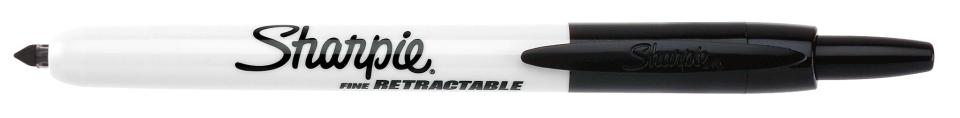 Sharpie Retractable Permanent Marker Fine 1.0mm Black