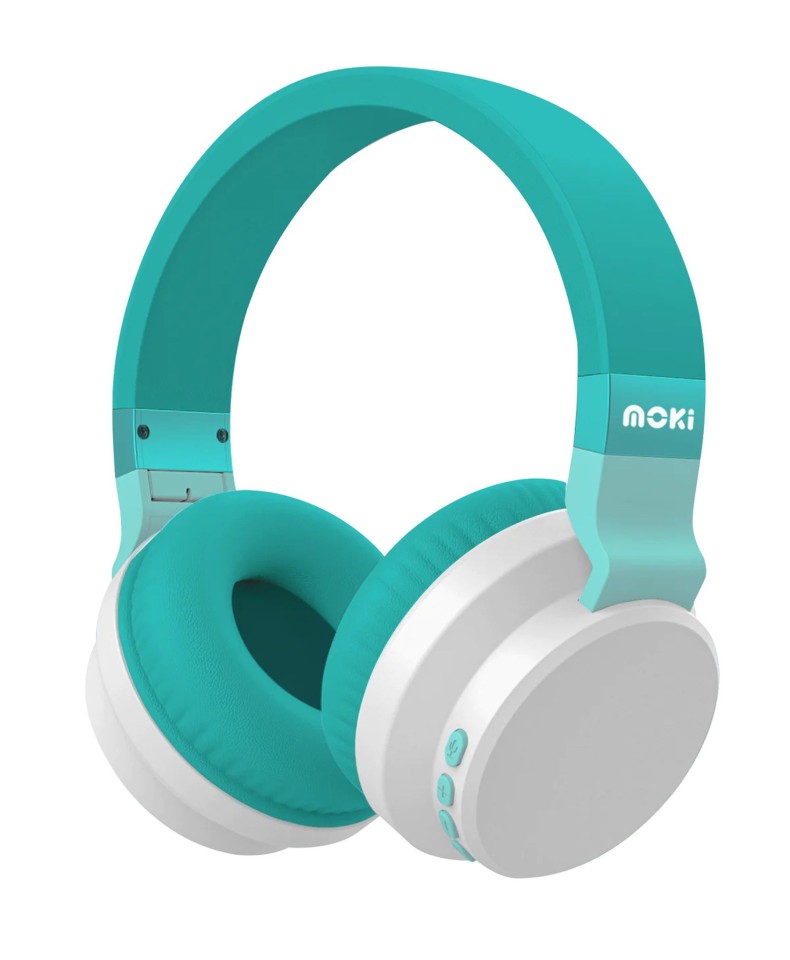 Moki Colourwave Headphones Wireless Seafoam