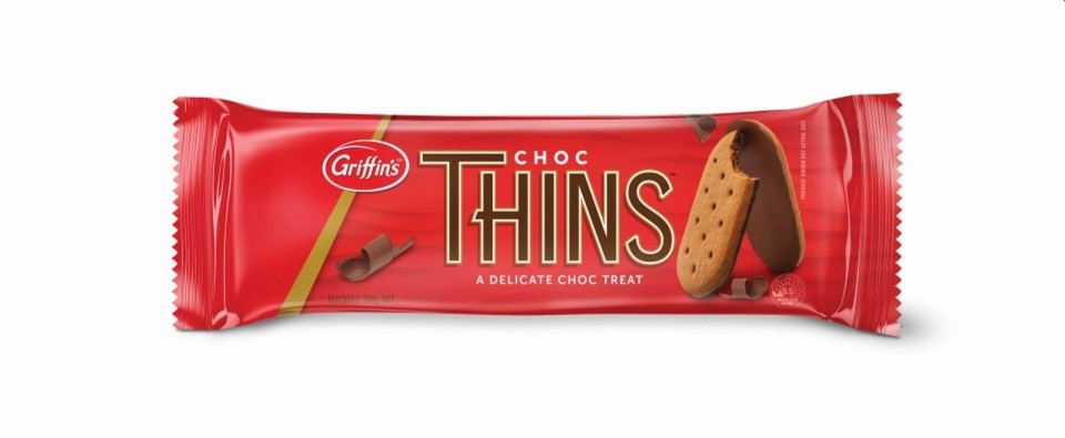 Griffins Chocolate Thins  Biscuits 180g