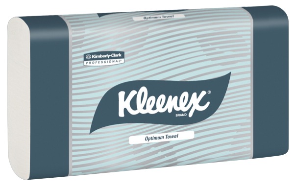 Kleenex 4456 Optimum Hand Towels 120 Sheets per Pack White Carton of 20