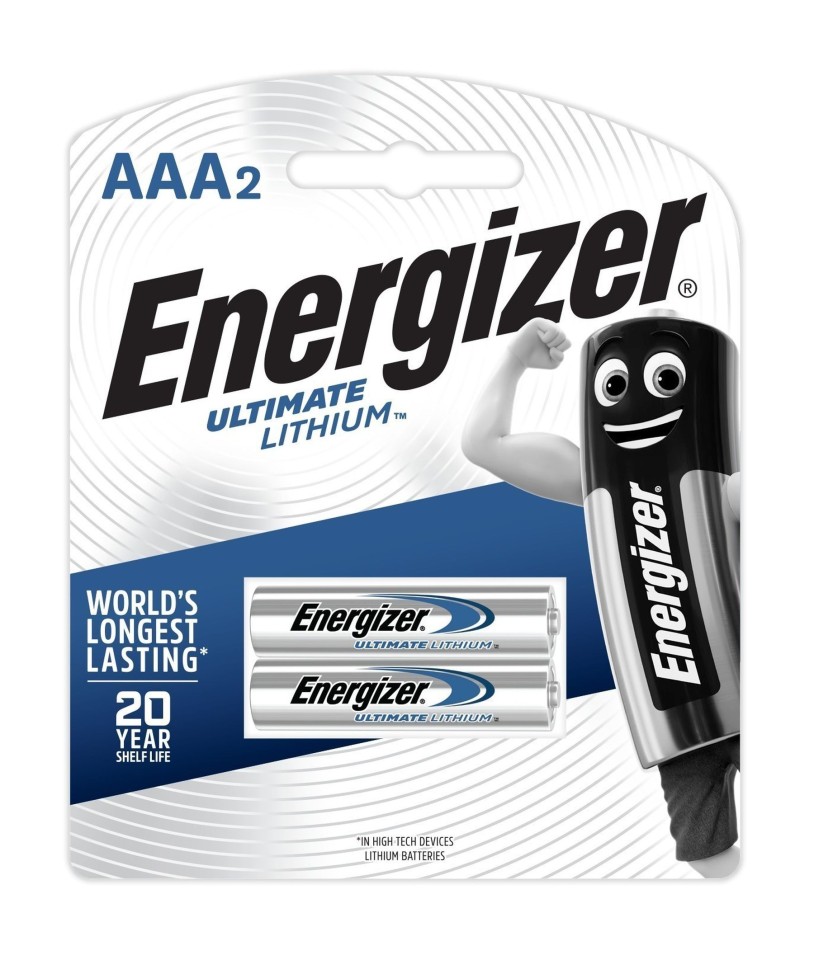 Energizer Ultimate Lithium AAA Battery Pack 2