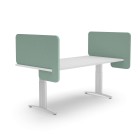 Acoustic Desk Divider 800Wx540Hmm Turquoise image