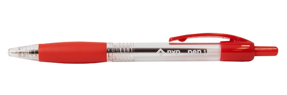 NXP Ballpoint Pen Retractable Medium 1.0mm Red Box 12