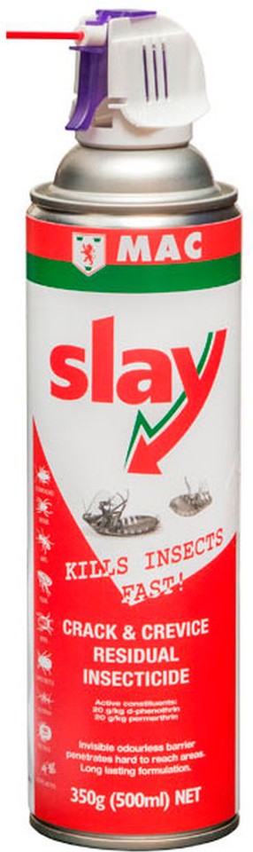 MAC Slay Crack & Crevice Residual Insecticide 500ml Ctn 12