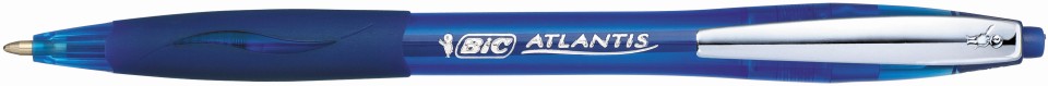 BIC Atlantis Ballpoint Pen Retractable 1.0mm Blue
