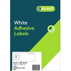 Celcast Labels 48021 63.5x38mm 21 Per Sheet Pack 2100 Labels image