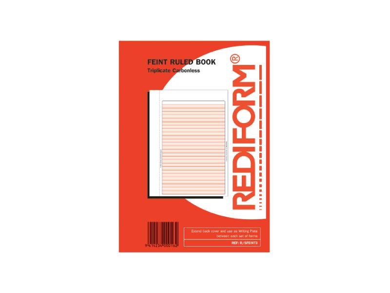 Rediform Manifold Book Feint Ruled No Carbon Required A5 50 Triplicates