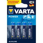 Varta Longlife AAA Alkaline Batteries Pack Of 4 image