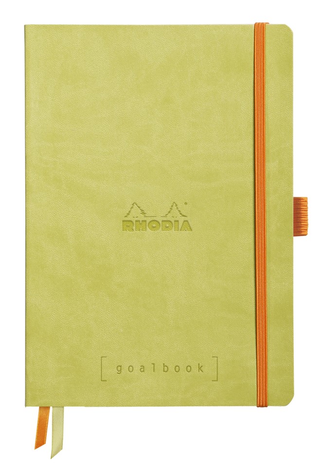Rhodia Goal Book Dotted A5 240 Pages Anise Green
