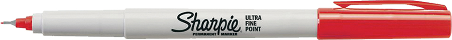 Sharpie Permanent Marker Ultra Fine 0.3mm Red