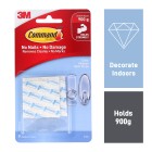 3M Command Medium Refill Strips Clear Pack 9 image