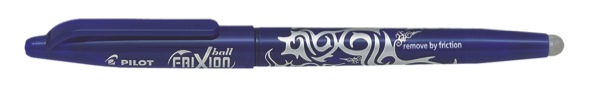 Pilot Frixion Ball Gel Ink Pen Erasable Capped 0.7mm Blue