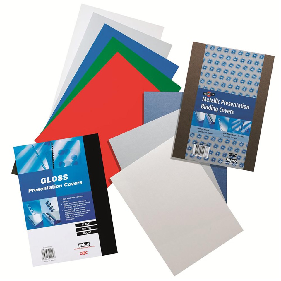 Binding Covers A4 250 Micron Clear Pack 100