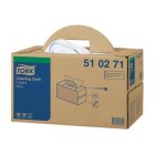 Tork W7 Folded Cleaning Cloth 1 Ply Blue image