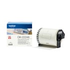Brother DK-22246 QL Continuous Length Paper Tape Black On White 103mmx30.48m image