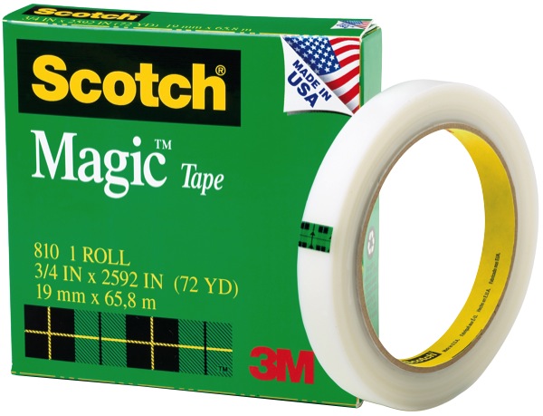 Scotch Magic Office Tape Invisible 810 19mmx65.8m