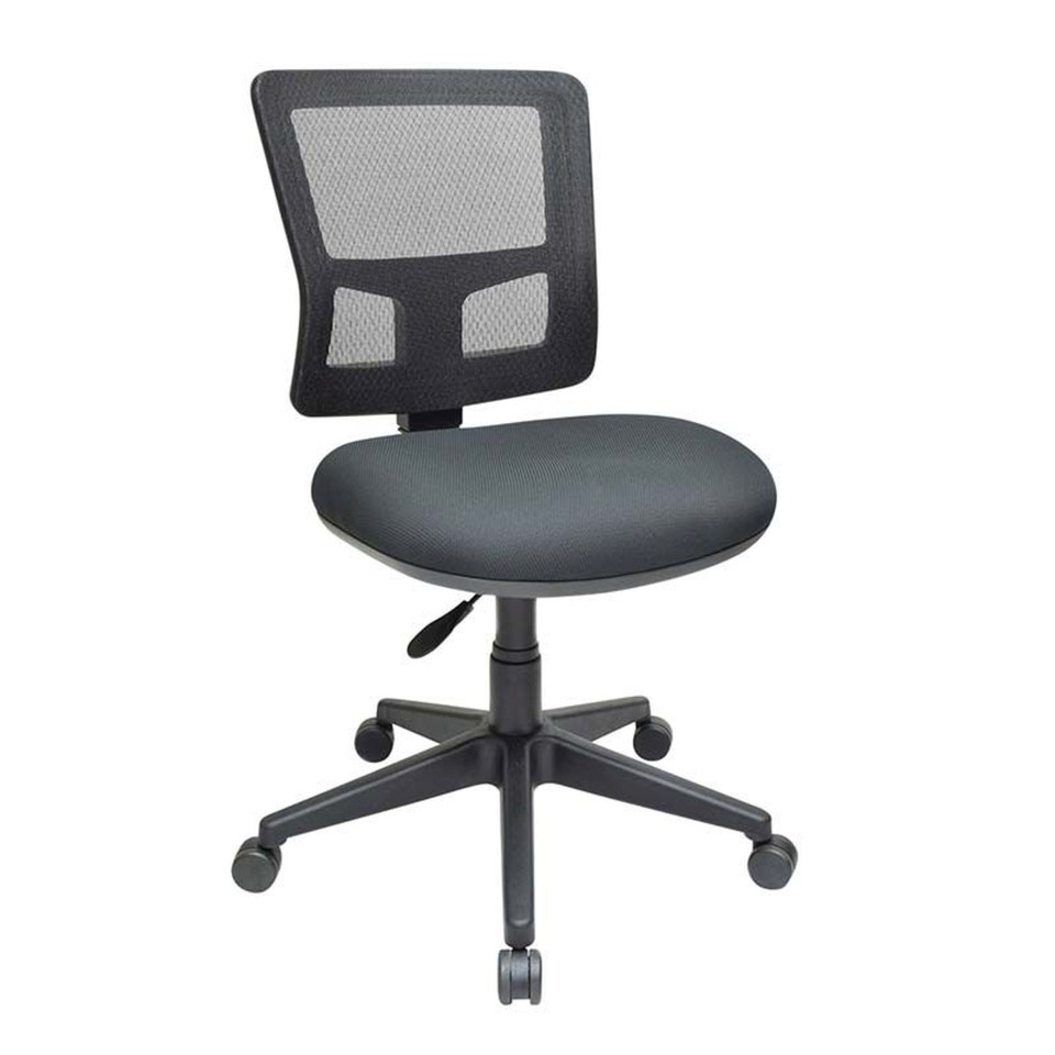 Buro Metro II Connect Mesh Back Chair without Foot Ring Black