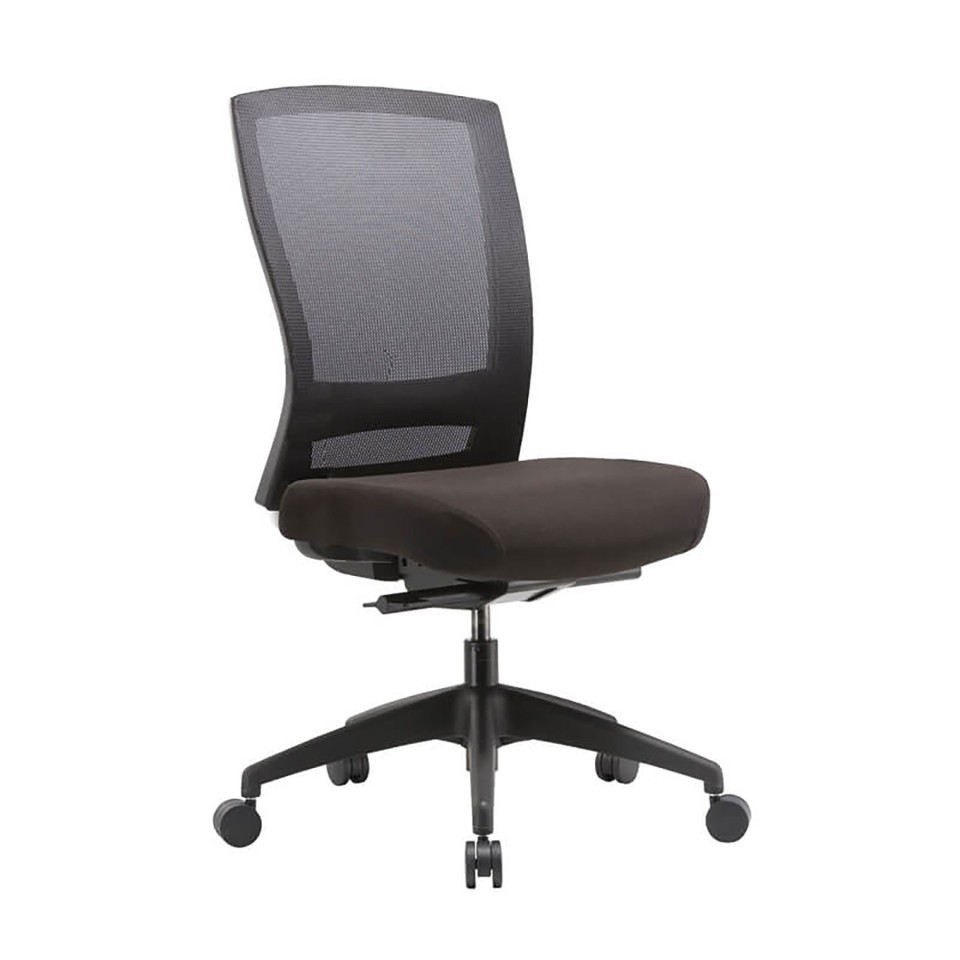 Buro Mentor Chair Nylon Base Without Arms Black
