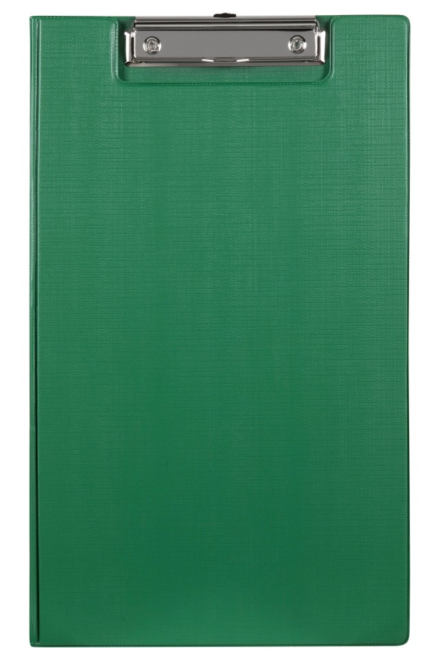 Marbig Clipboard PVC Double Foolscap Green