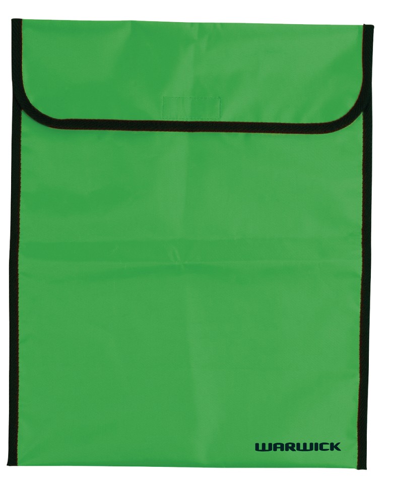 Warwick Homework Bag Velcro Large Fluoro Lime