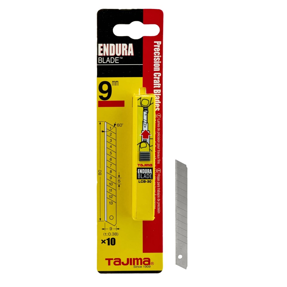 Tajima Cutter Blades LCB30 9mm Pack 10