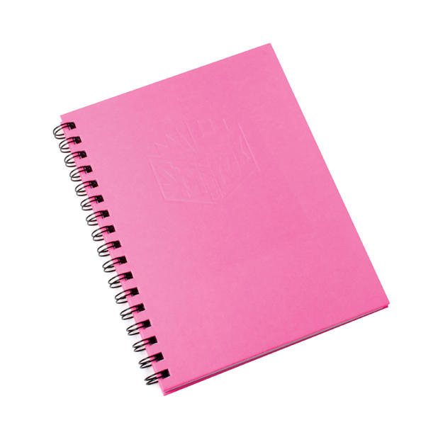 Spirax 511 Spiral Notebook Hard Cover 225 x 175mm 200 Pages Pink