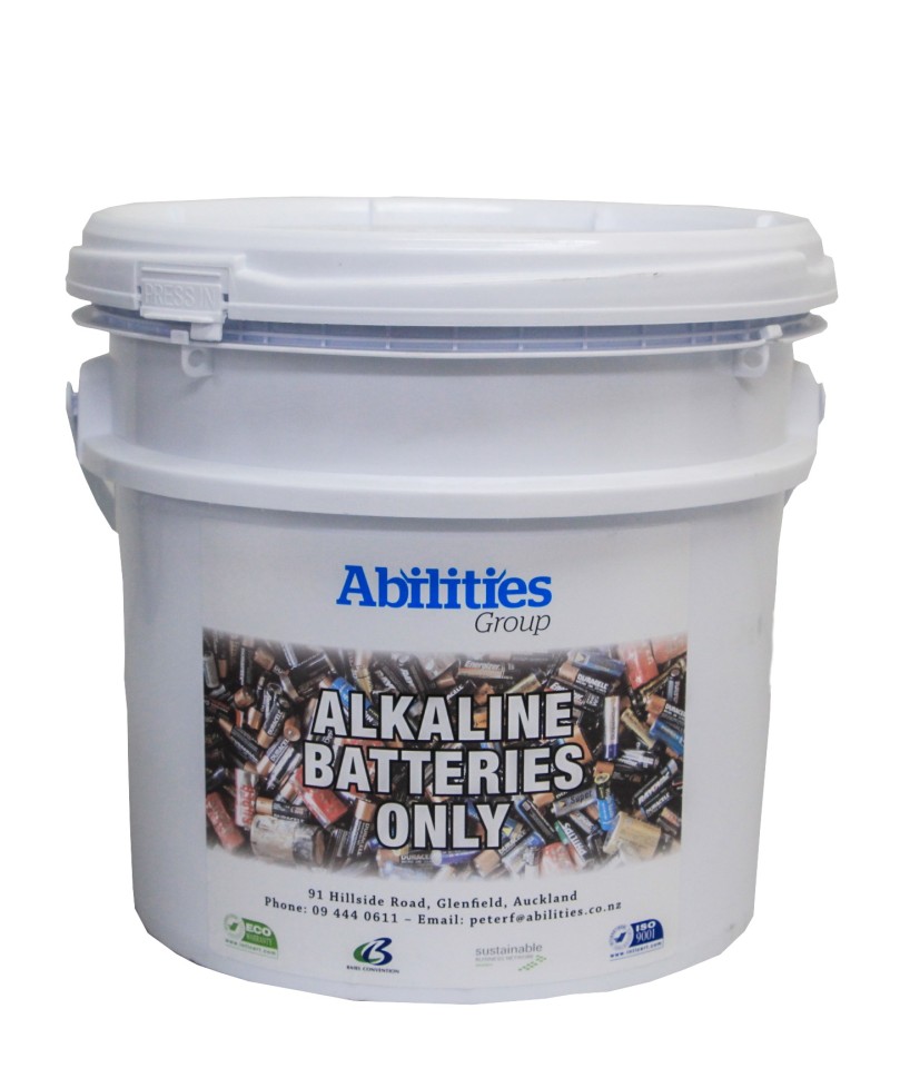 Alkaline Recycling Battery Bucket 10l