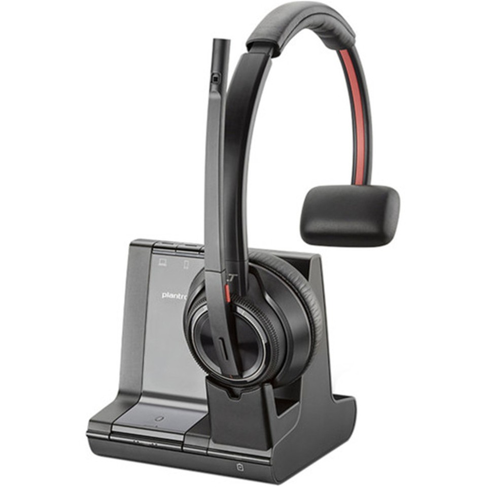 Plantronics Savi W8210a Uc 3in1 Over The Head Monoaural Dect Headset
