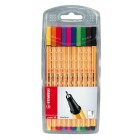 Stabilo Point 88 Fineliner Pen 0.4mm Assorted Colours Set 10 image