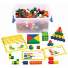 Edx Linking Cube Set 504pcs With 42 Activity Cards 400 Cubes 50 Triangles 50 Quad image