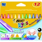 BIC Plastidecor Crayons Triangle Pack 12 image