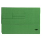 Icon Document Wallet Card Foolscap Green Pack 10 image