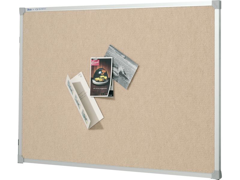 Quartet Penrite Pinboard 1800 x 1200mm Fabric Beige