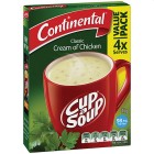 Continental Cup-A-Soup Cream of Chicken 40g Pack 4 image