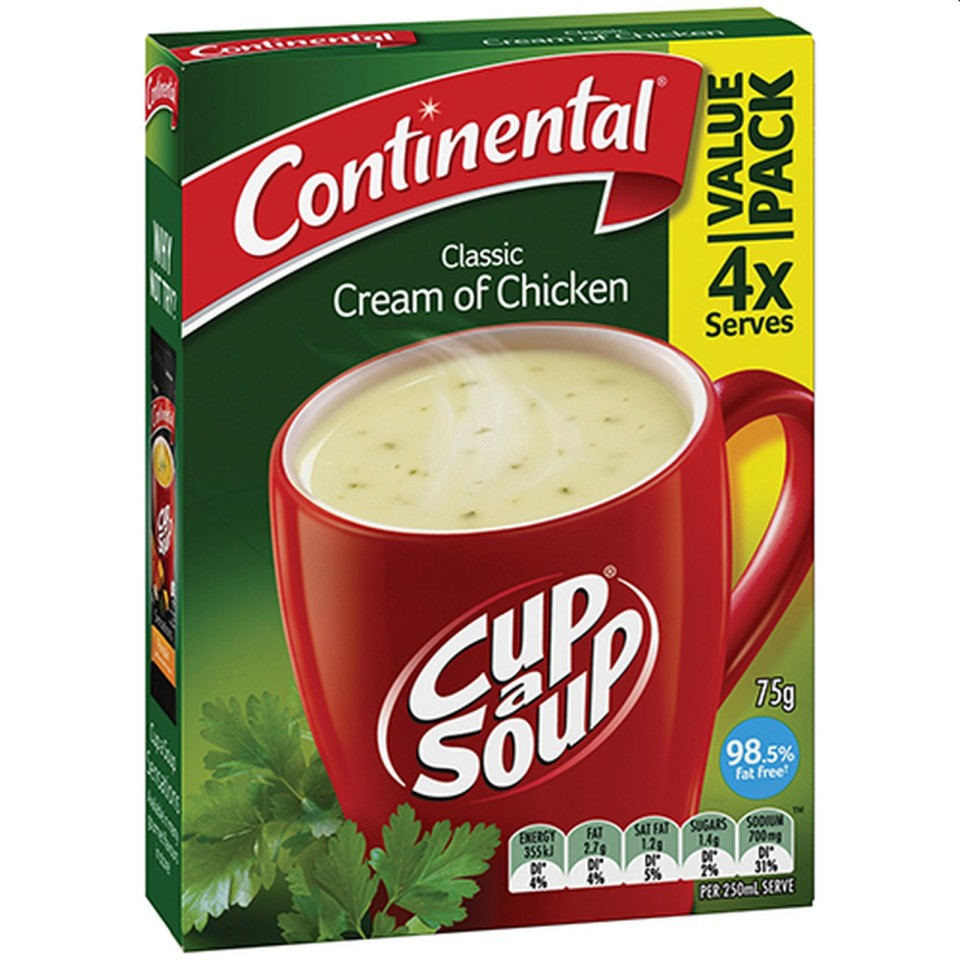 Buy Continental Cup A Soup Instant Soup Creamy Chicken & Corn Crouton  online at