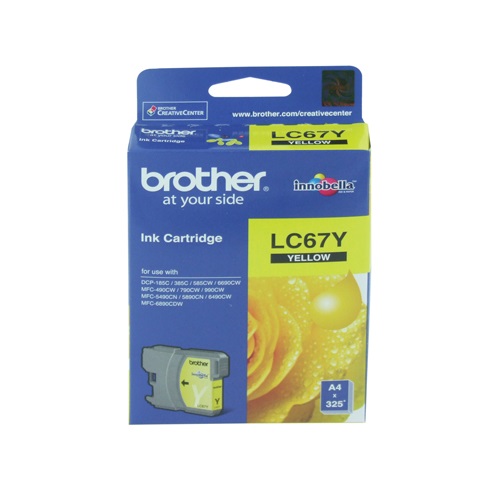 Brother Inkjet Ink Cartridge LC67 Yellow