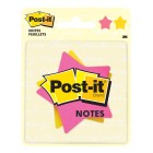 Post-it Notes Star Shape Assorted Brights 73 x 71mm Pack 2 image