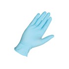 Disposable Nitrile Blue Powder Free Gloves Large Box of 200 image