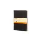 Moleskine Cahier Notebook Xl Black Ruled Set 3 image