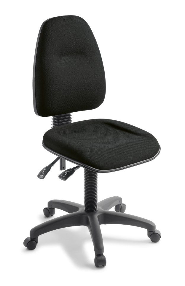 Spectrum 3 Task Chair 3 Lever High Back Black