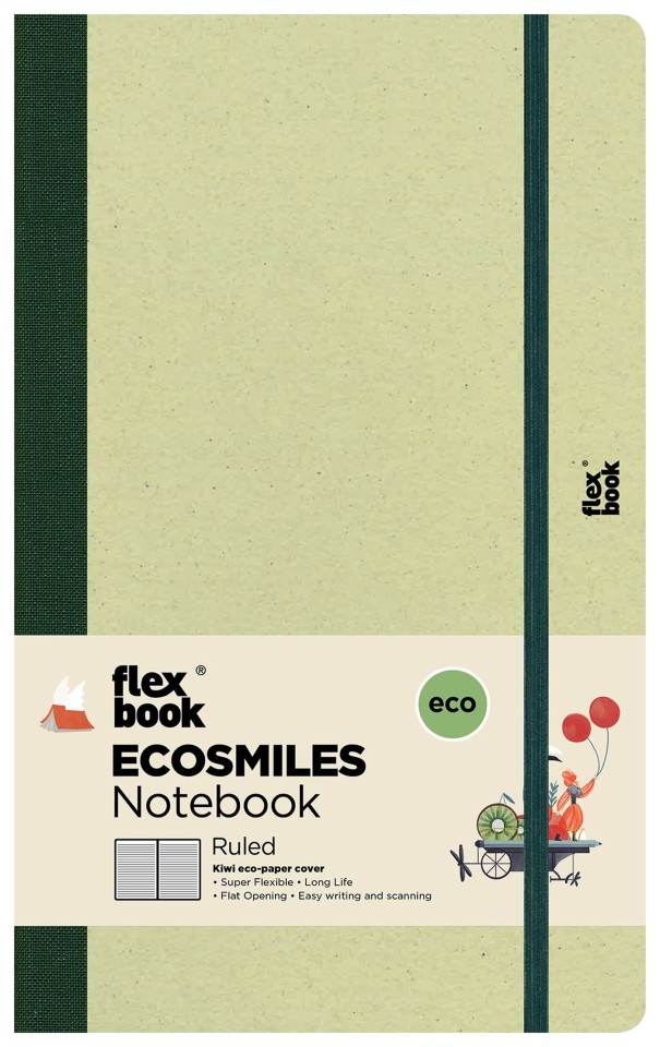Flexbook Ecosmiles Notebook Softcover Ruled Kiwifruit
