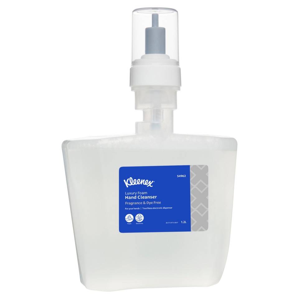 Kleenex Automatic Luxury Foam Soap Fragrance Free 1200mlcartridge