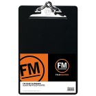 FM Clipboard Recycled Plastic Foolscap Black image