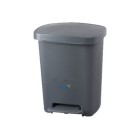 Oates Pedal Bin Grey 39cm(l) x 36.9cm(w) x 47.5cm(h) 30 Litre EOBB30PGY image