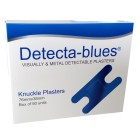 DTS Medical Detecta-Blue Blue Plasters Knuckle Metal & Visually  Detectable Plasters Box Of 50 image